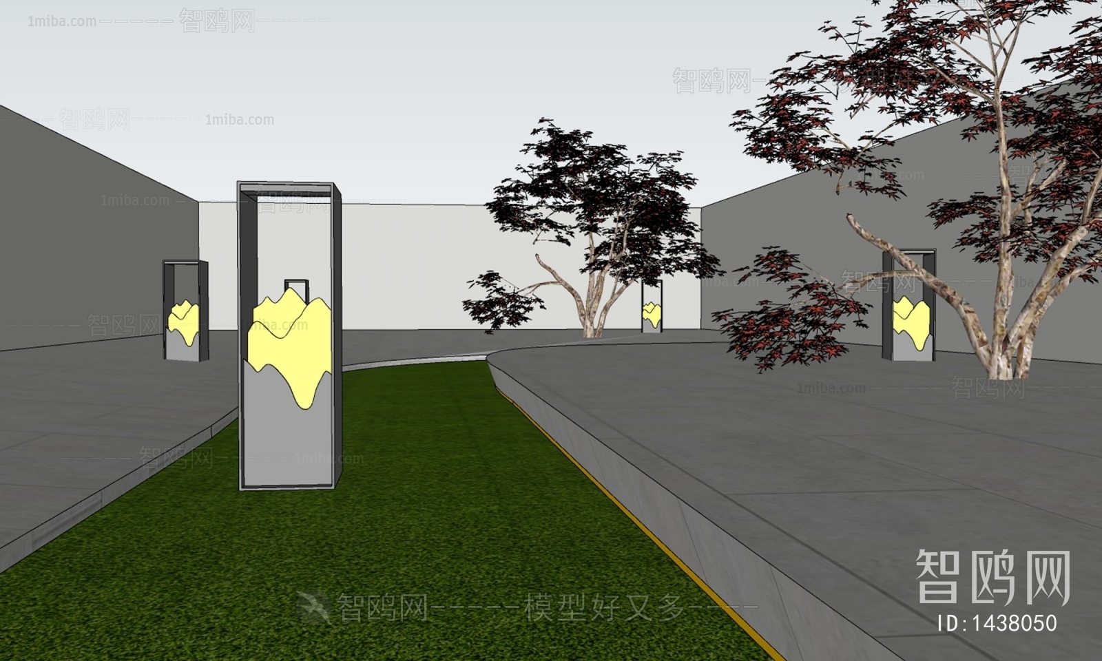 Modern New Chinese Style Courtyard/landscape