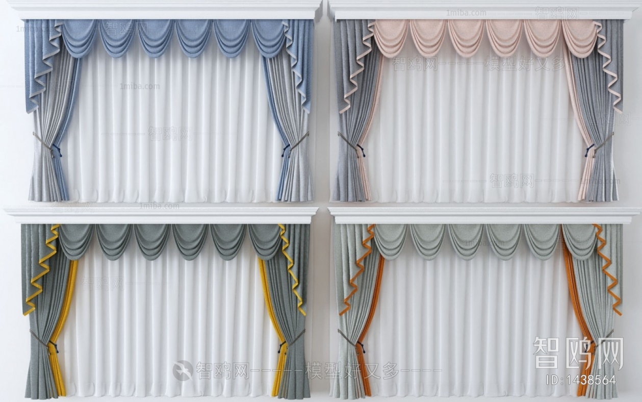 Simple European Style The Curtain