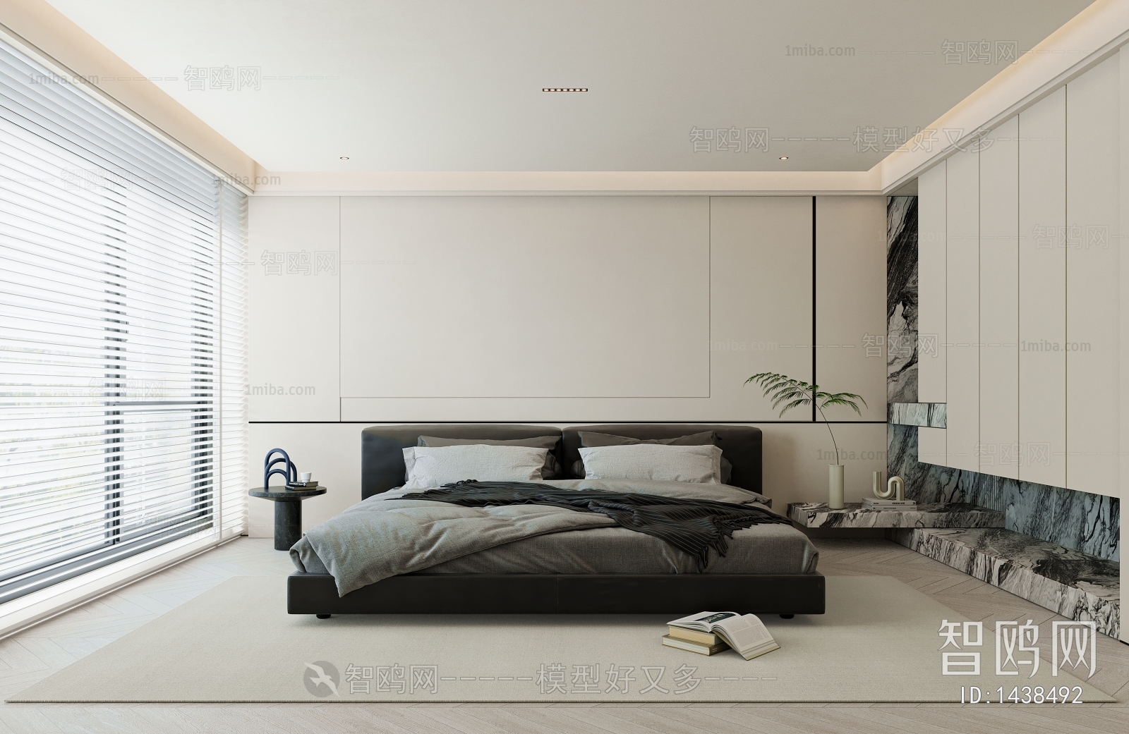 Modern Wabi-sabi Style Bedroom