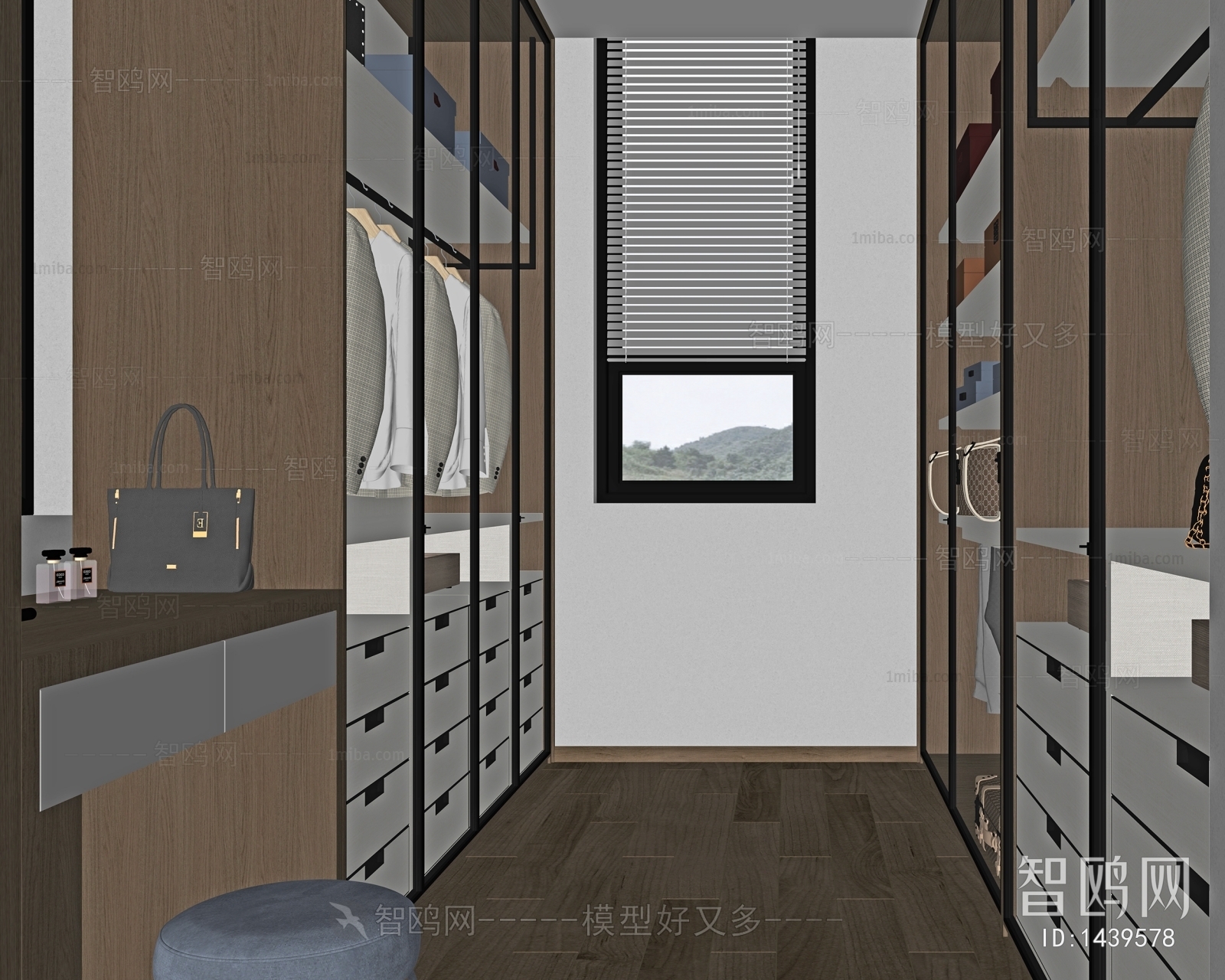 Modern Clothes Storage Area