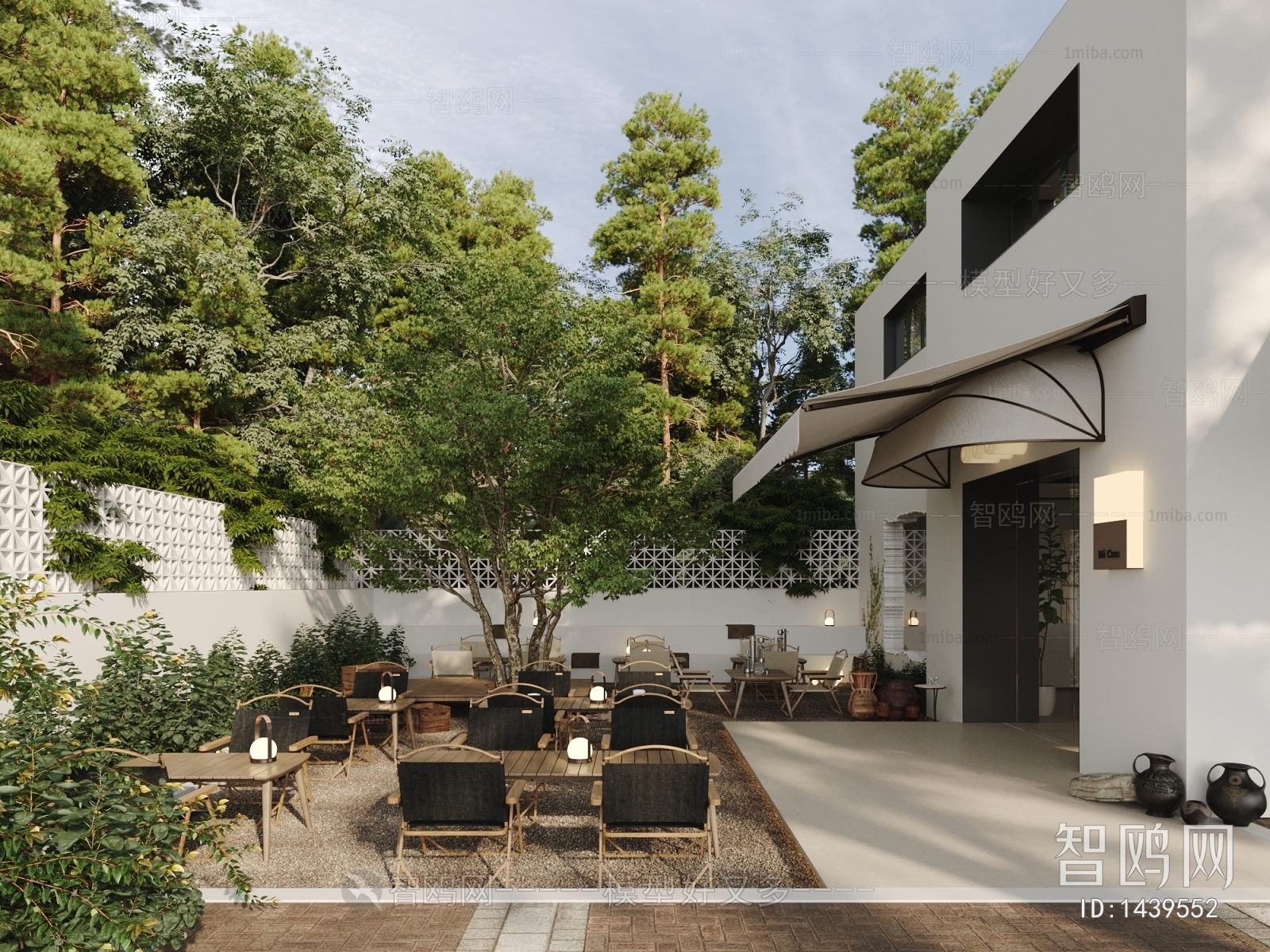 Modern Courtyard/landscape