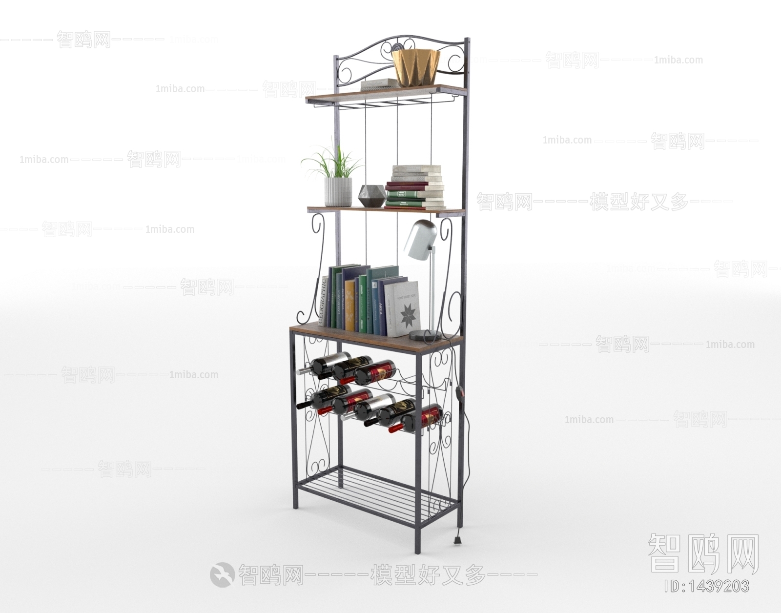 Simple European Style Shelving