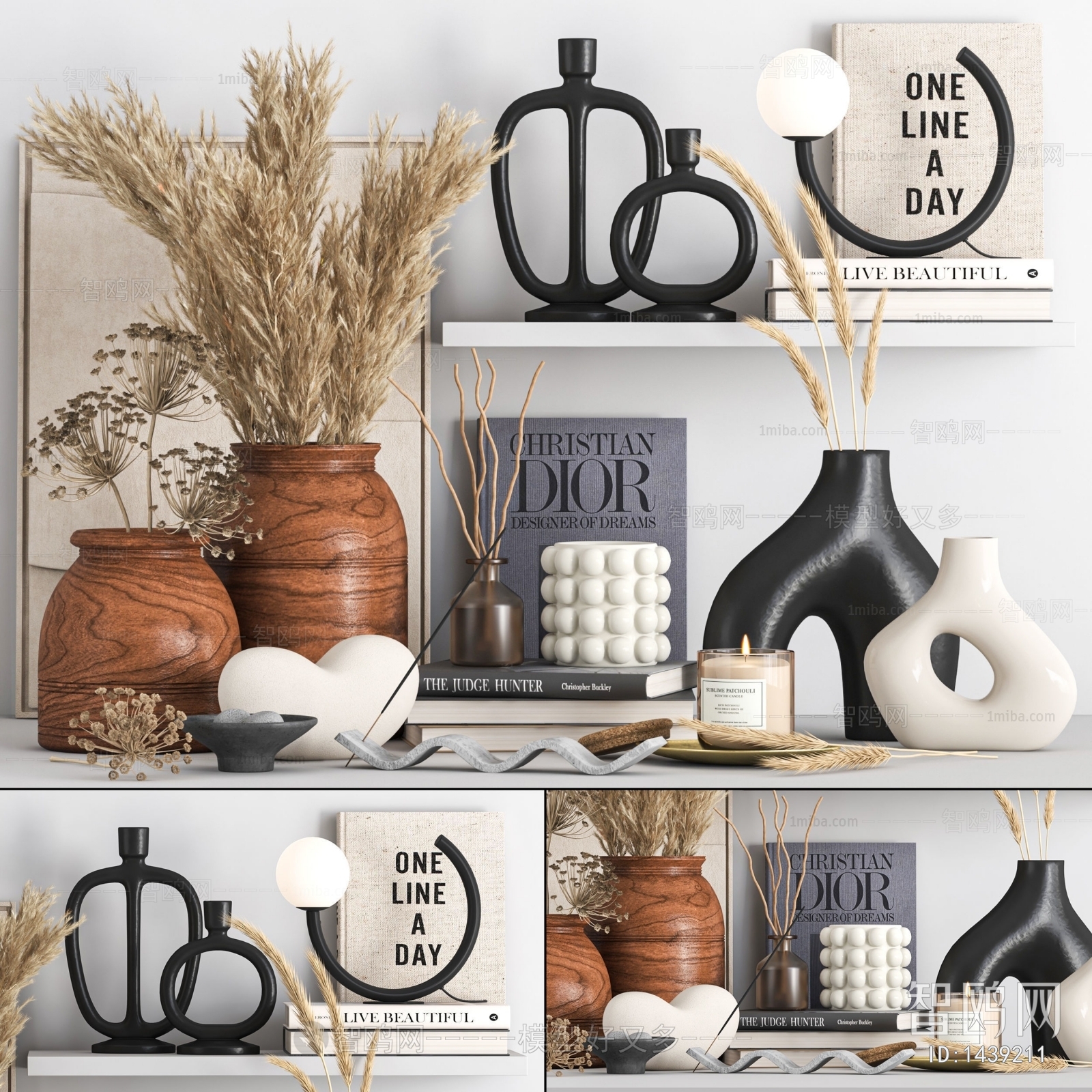 Modern Nordic Style Wabi-sabi Style Decorative Set