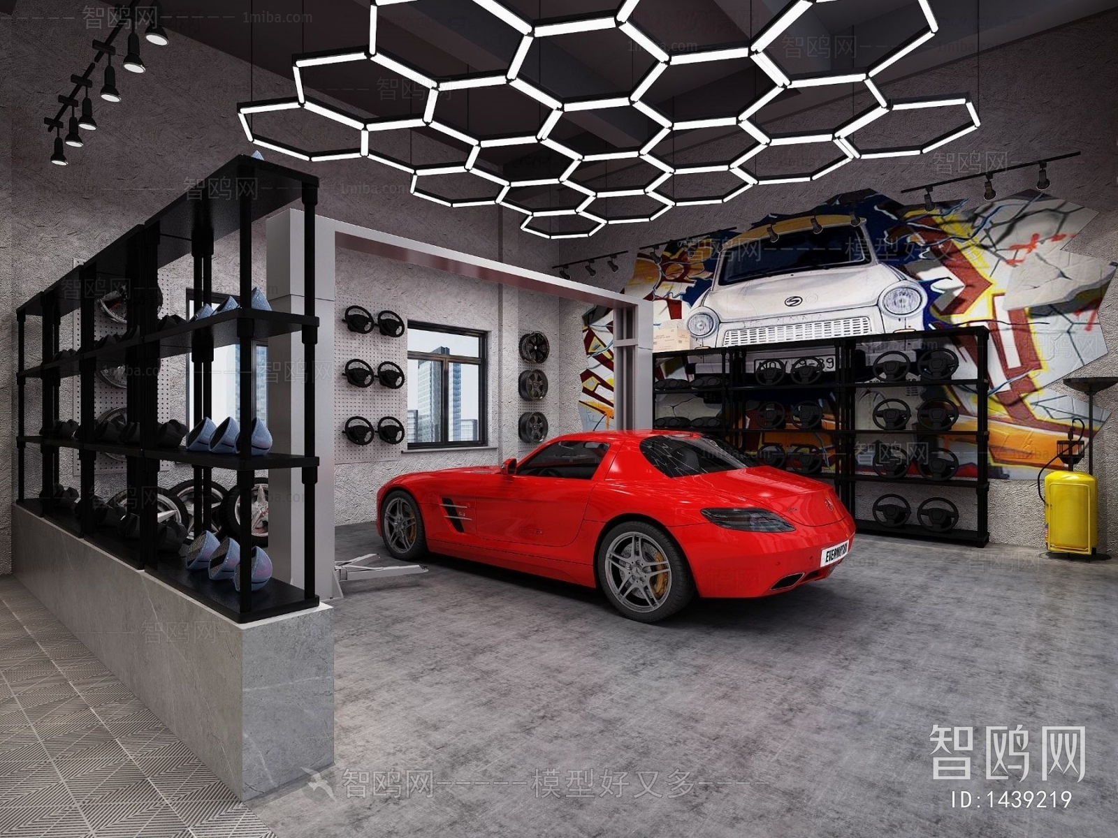 Industrial Style Automobile 4S Shop