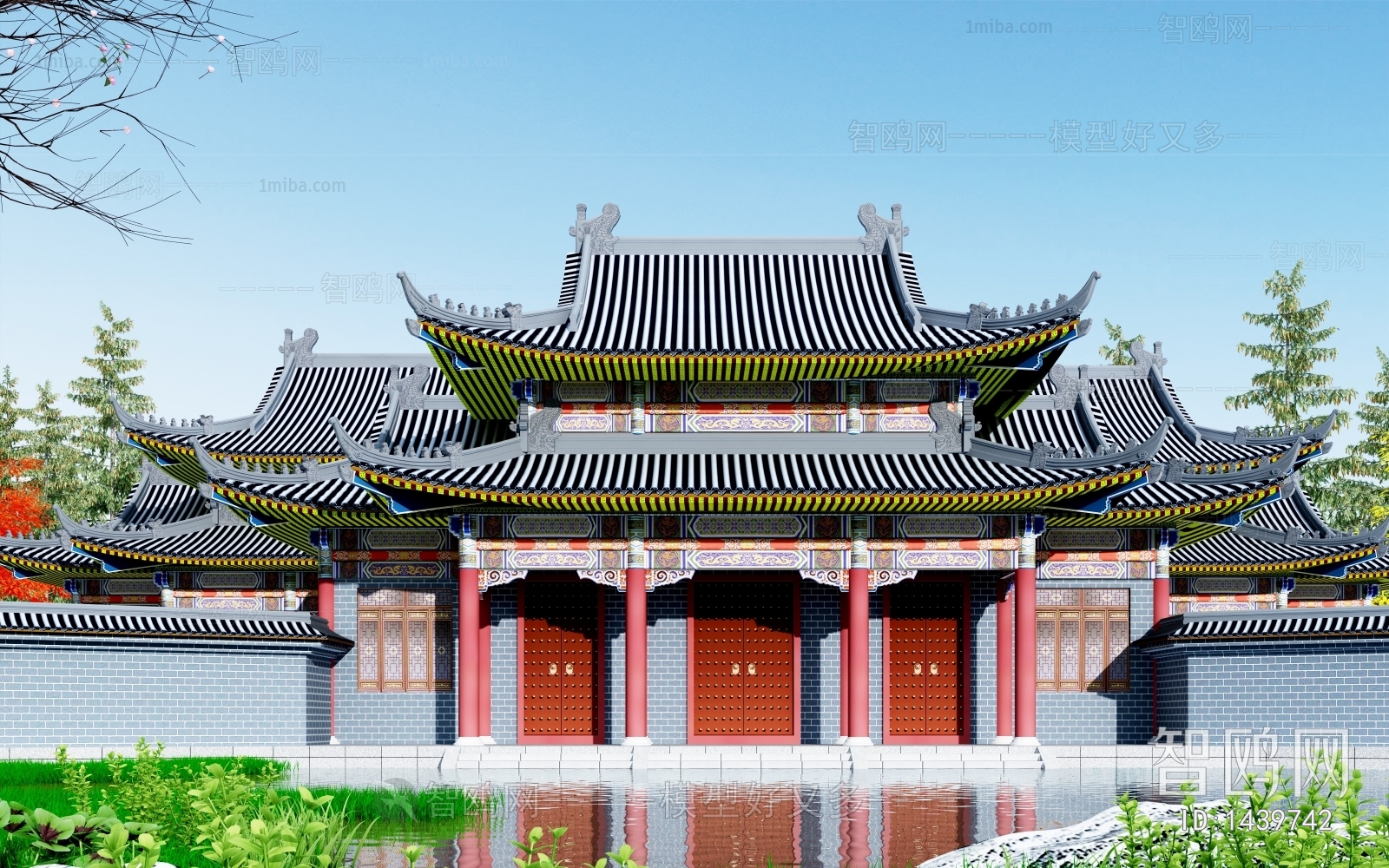 Chinese Style Ancient Architectural Buildings