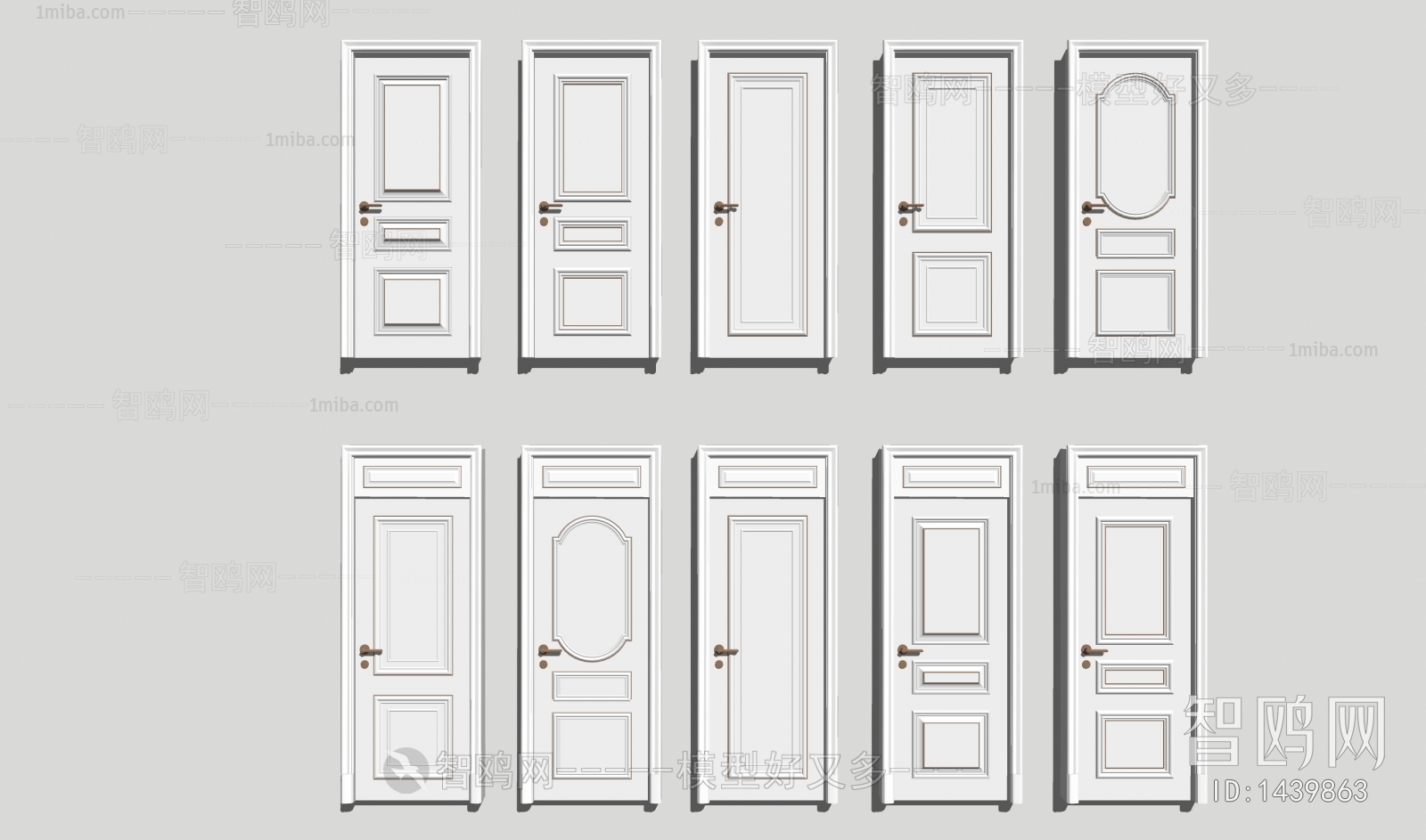 Simple European Style Door