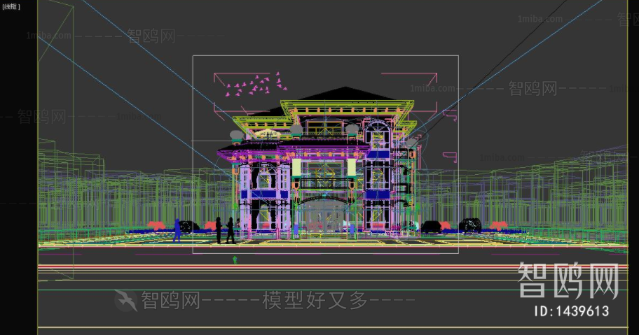 New Chinese Style Villa Appearance