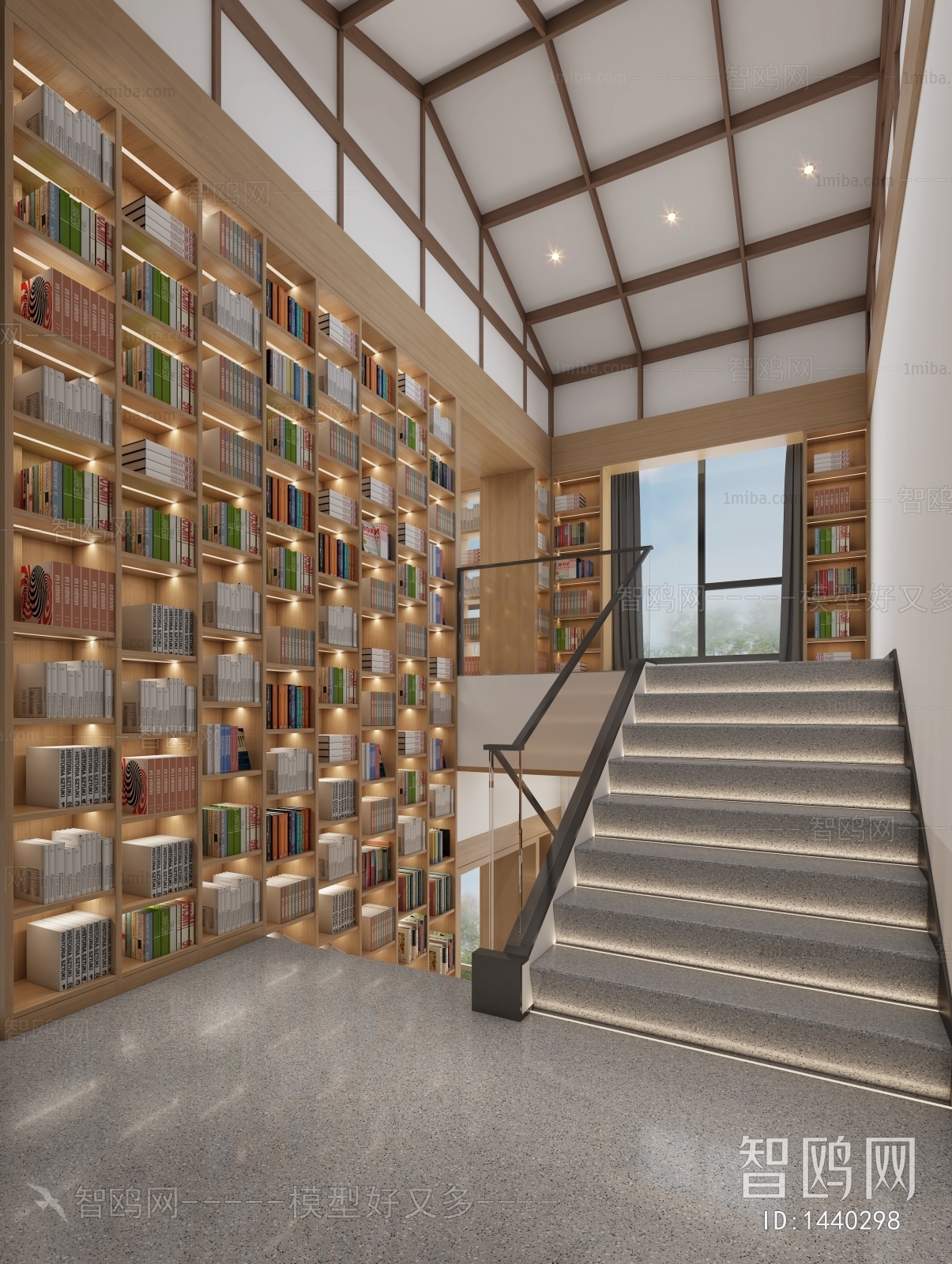 New Chinese Style Library