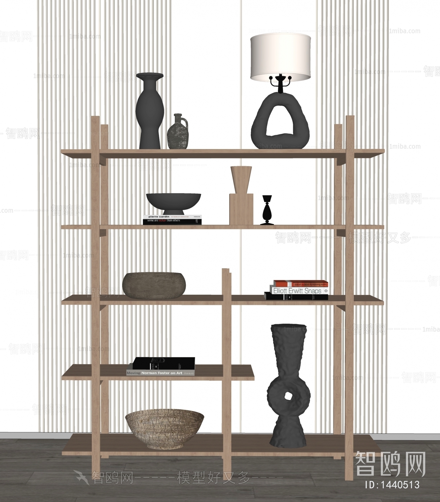 Wabi-sabi Style Shelving