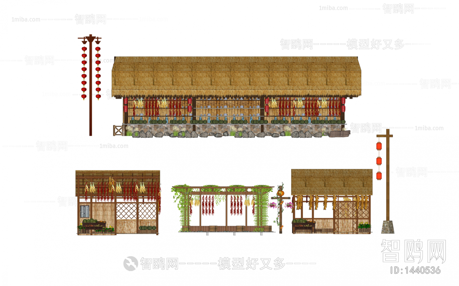 Chinese Style Building Component