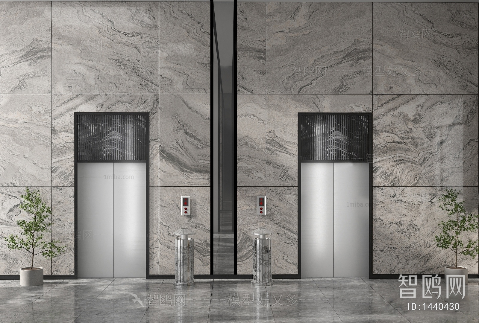 Modern Elevator Hall