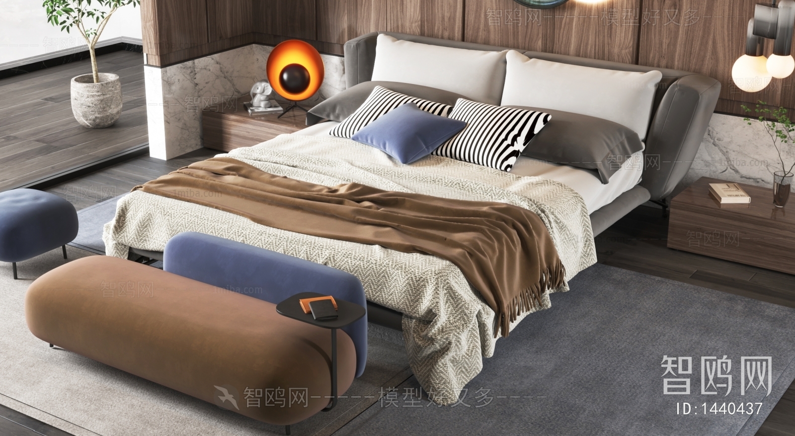 Modern Double Bed