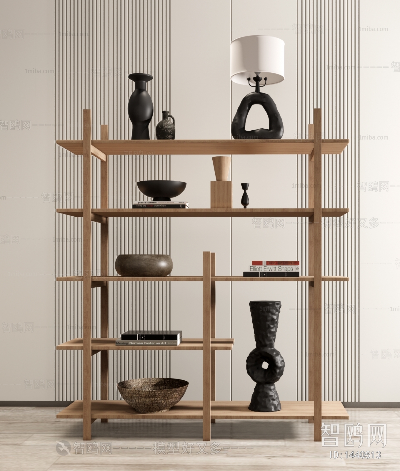 Wabi-sabi Style Shelving