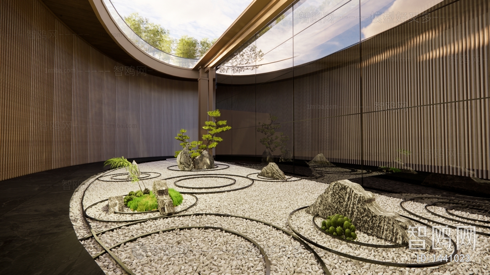 New Chinese Style Courtyard/landscape