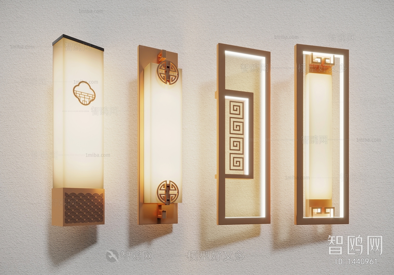 New Chinese Style Wall Lamp