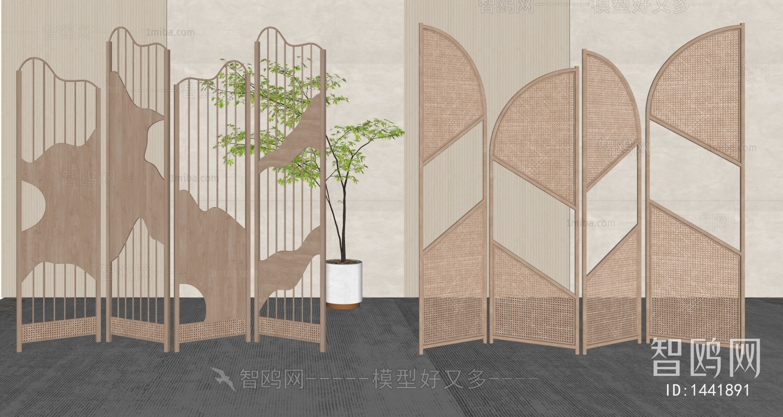 Wabi-sabi Style Partition