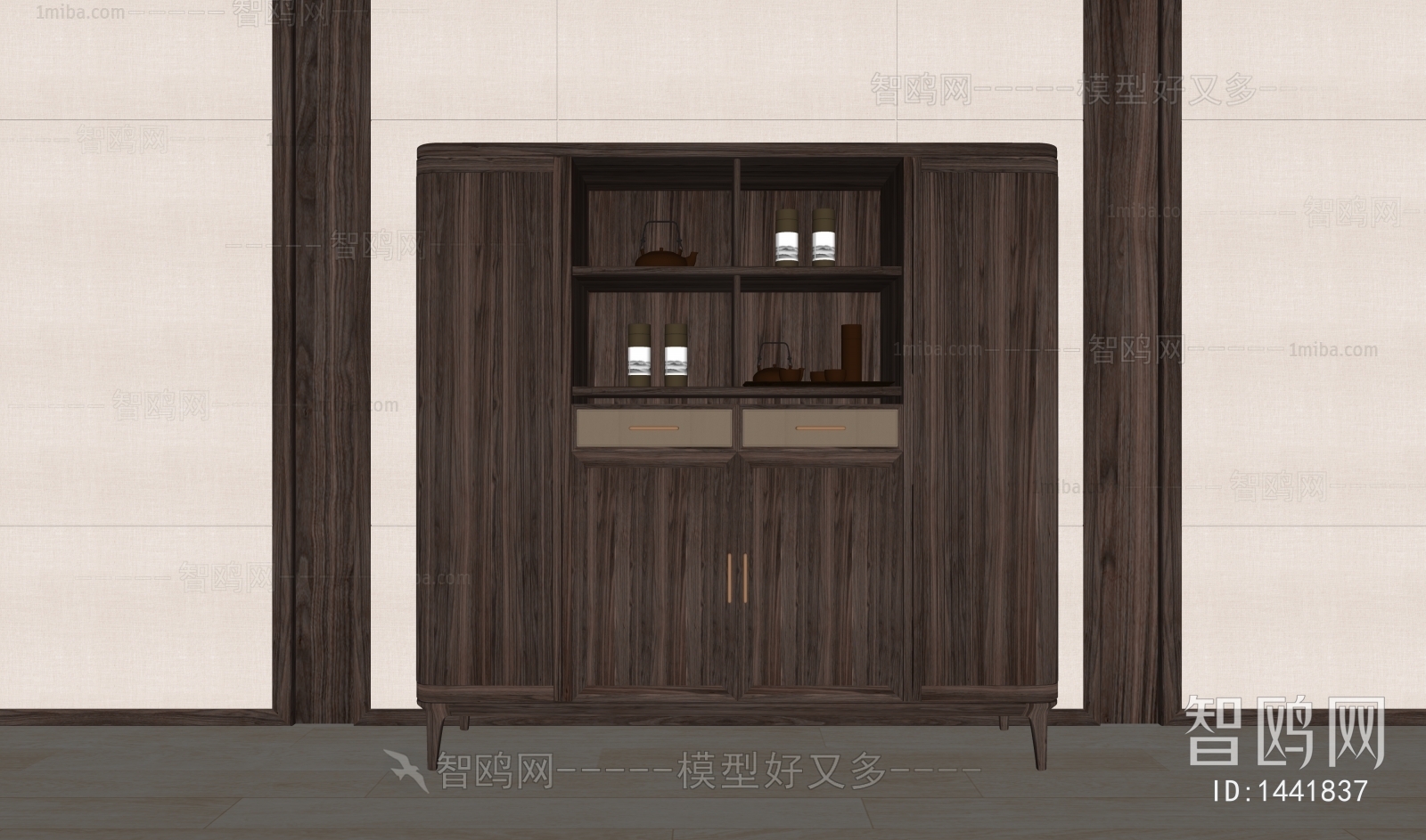 New Chinese Style Side Cabinet