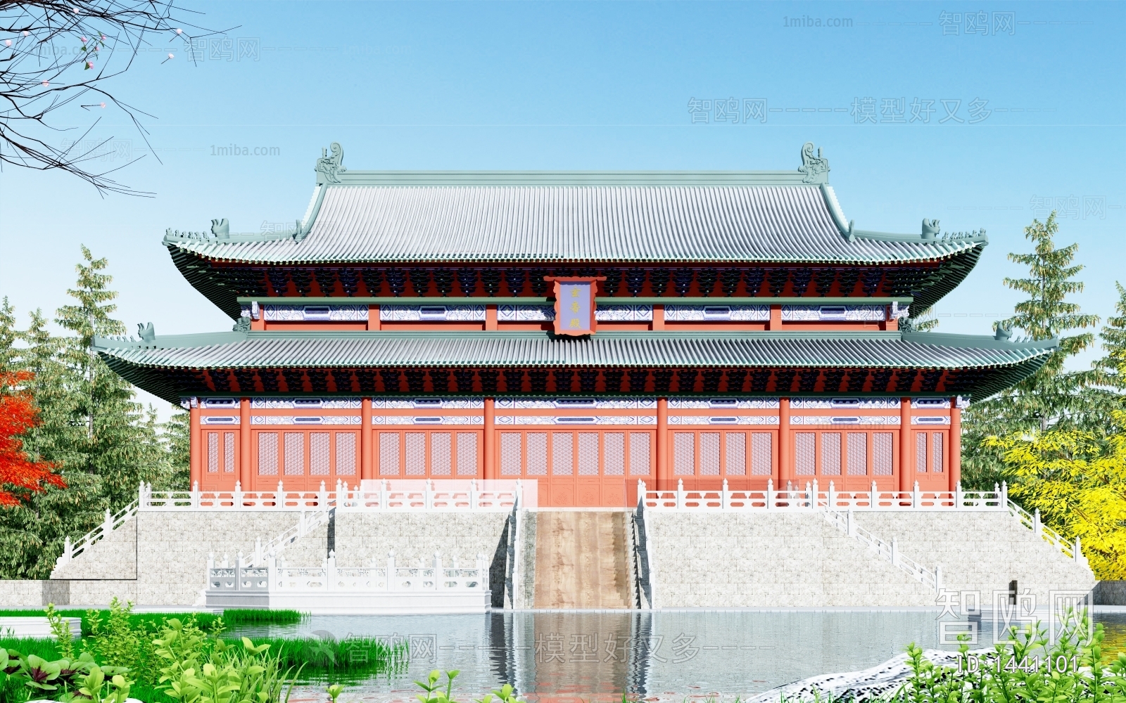 Chinese Style Ancient Architectural Buildings