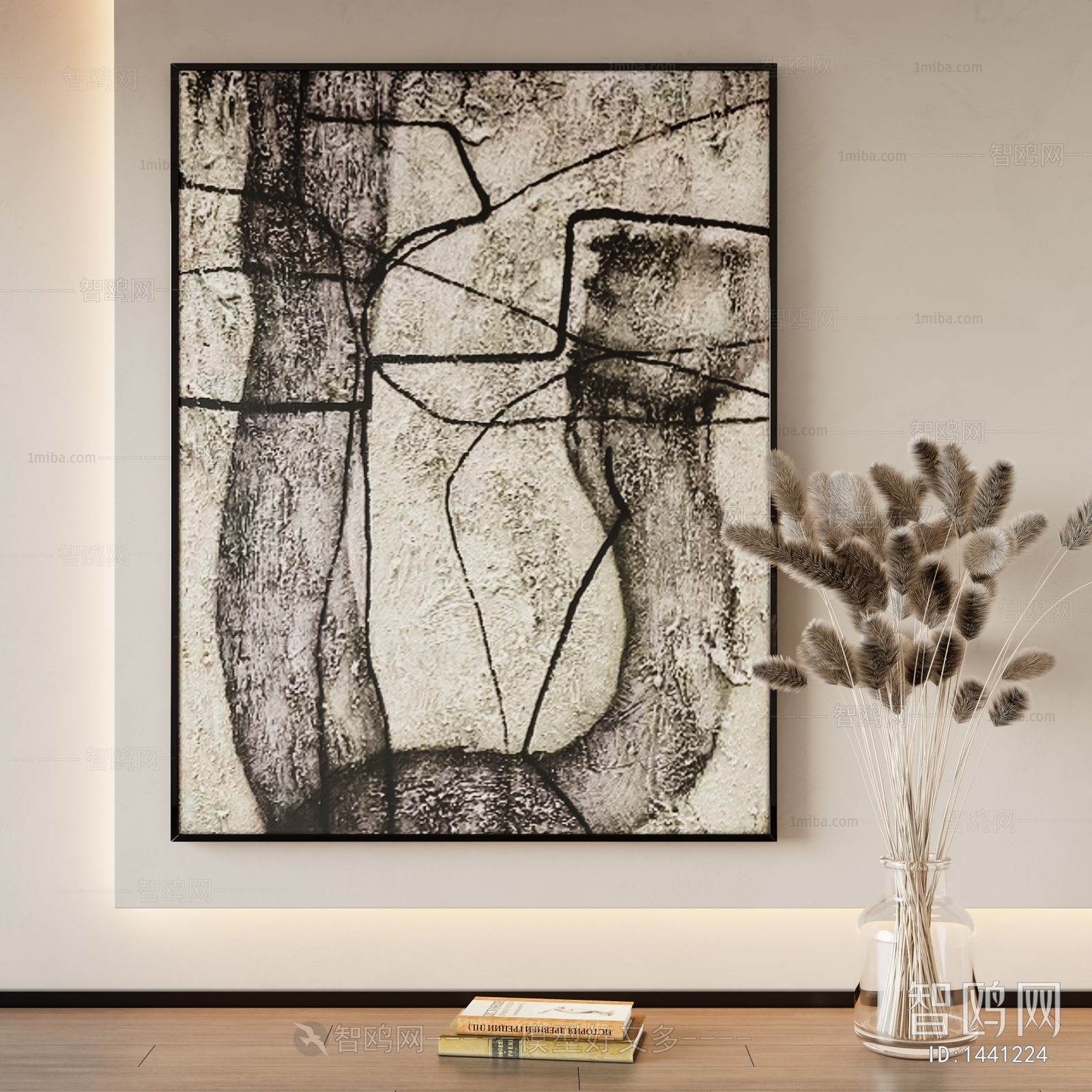 Modern Wabi-sabi Style Painting