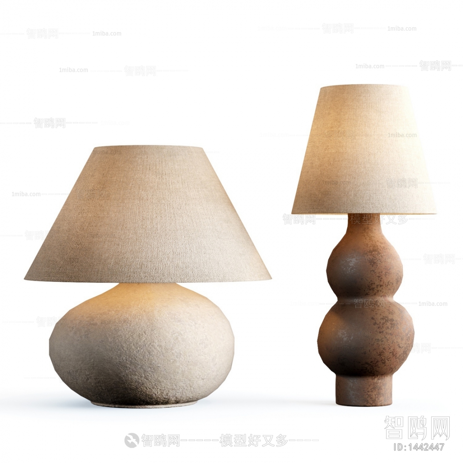 Wabi-sabi Style Table Lamp