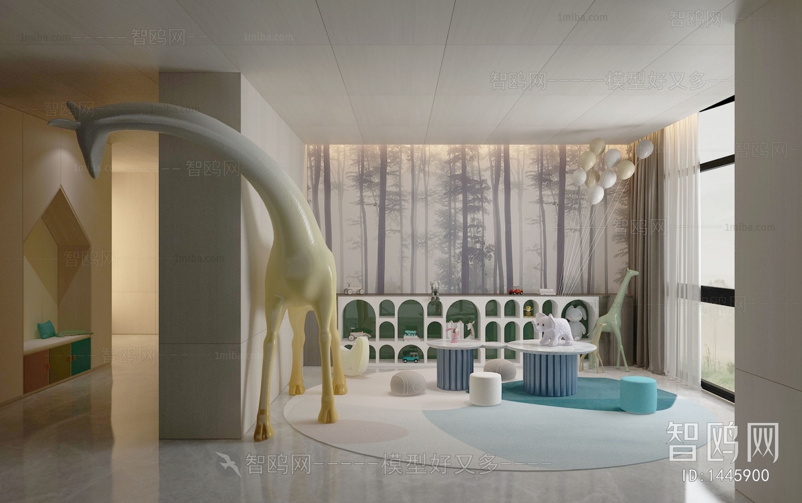 Modern Children's Playroom