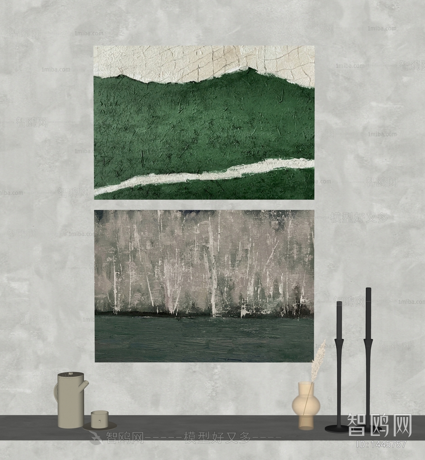 Modern Wabi-sabi Style Painting