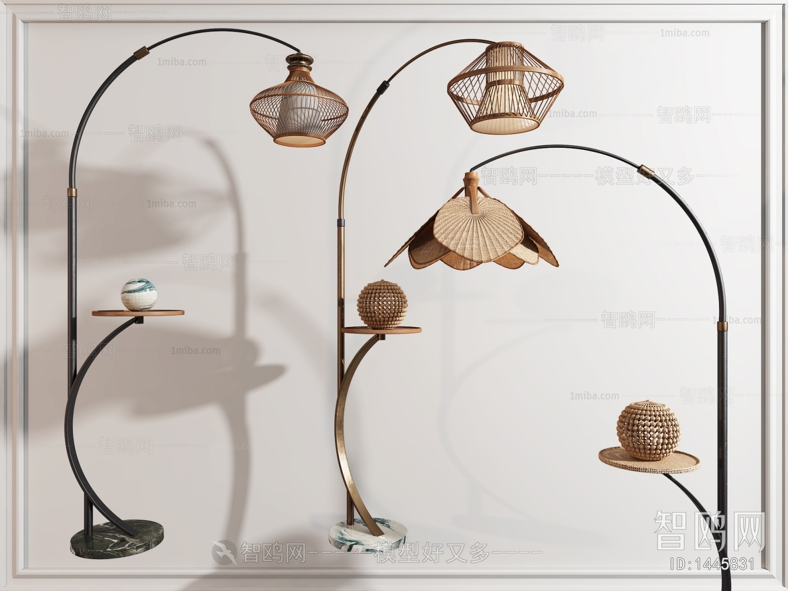 New Chinese Style Floor Lamp