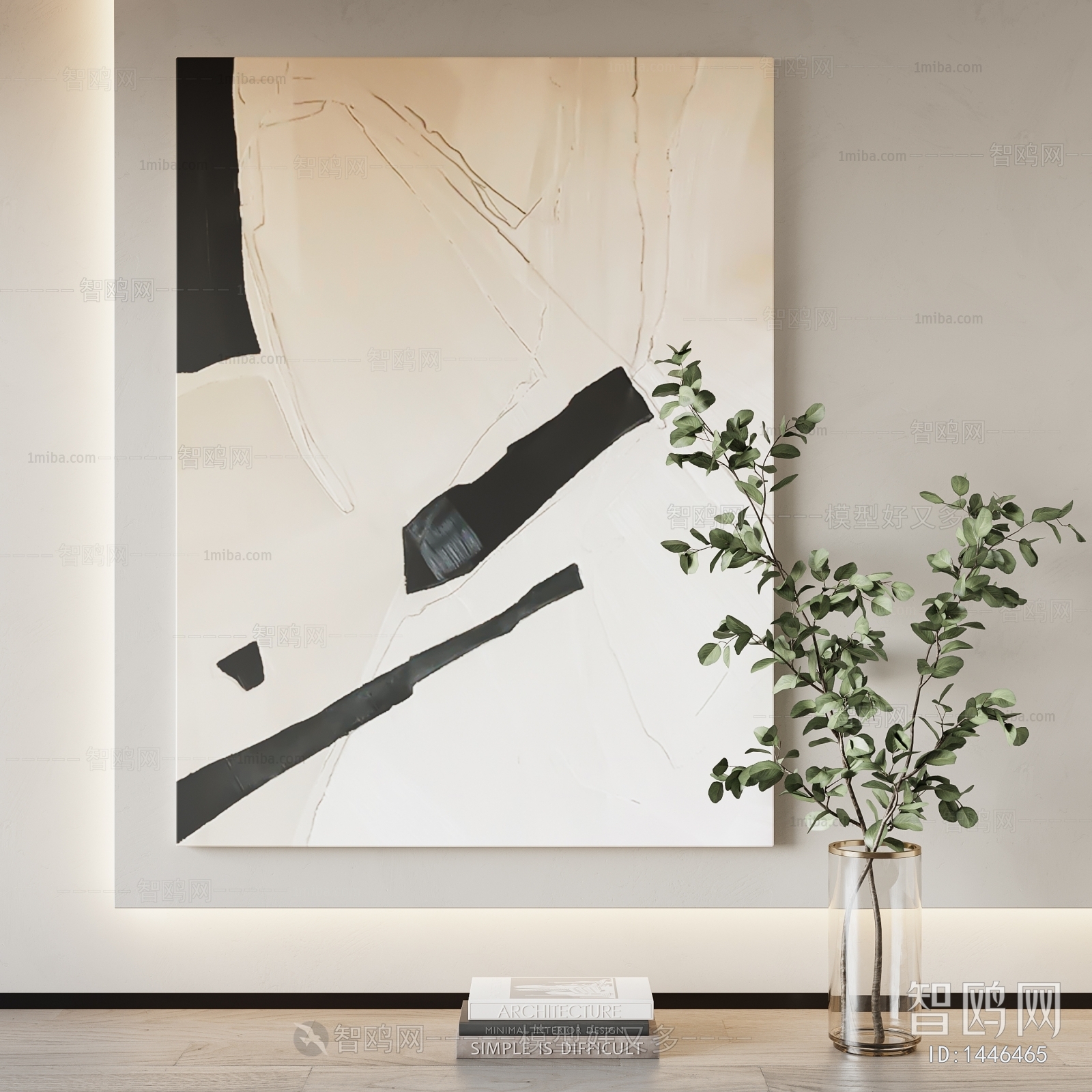 Modern Wabi-sabi Style Painting