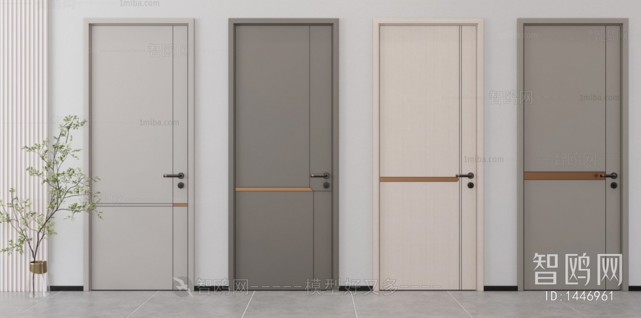 Modern Single Door