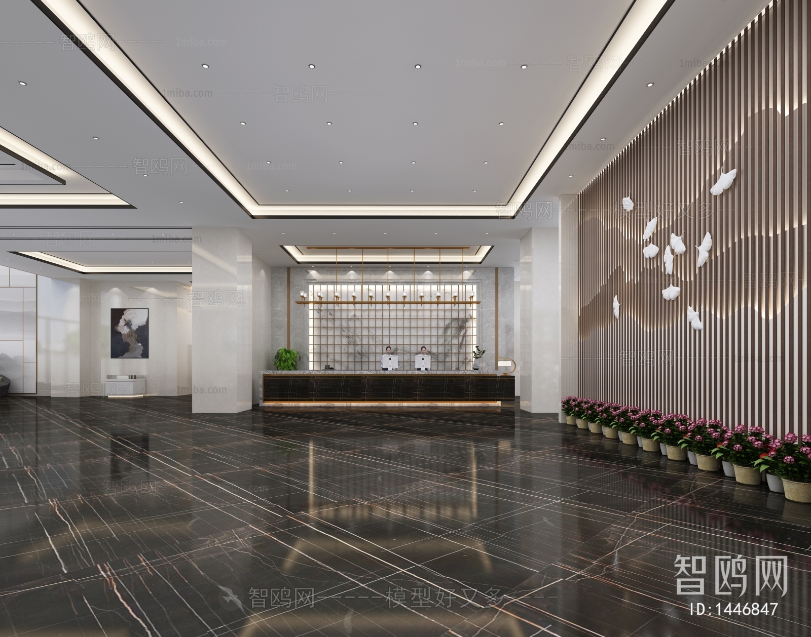 New Chinese Style Lobby Hall