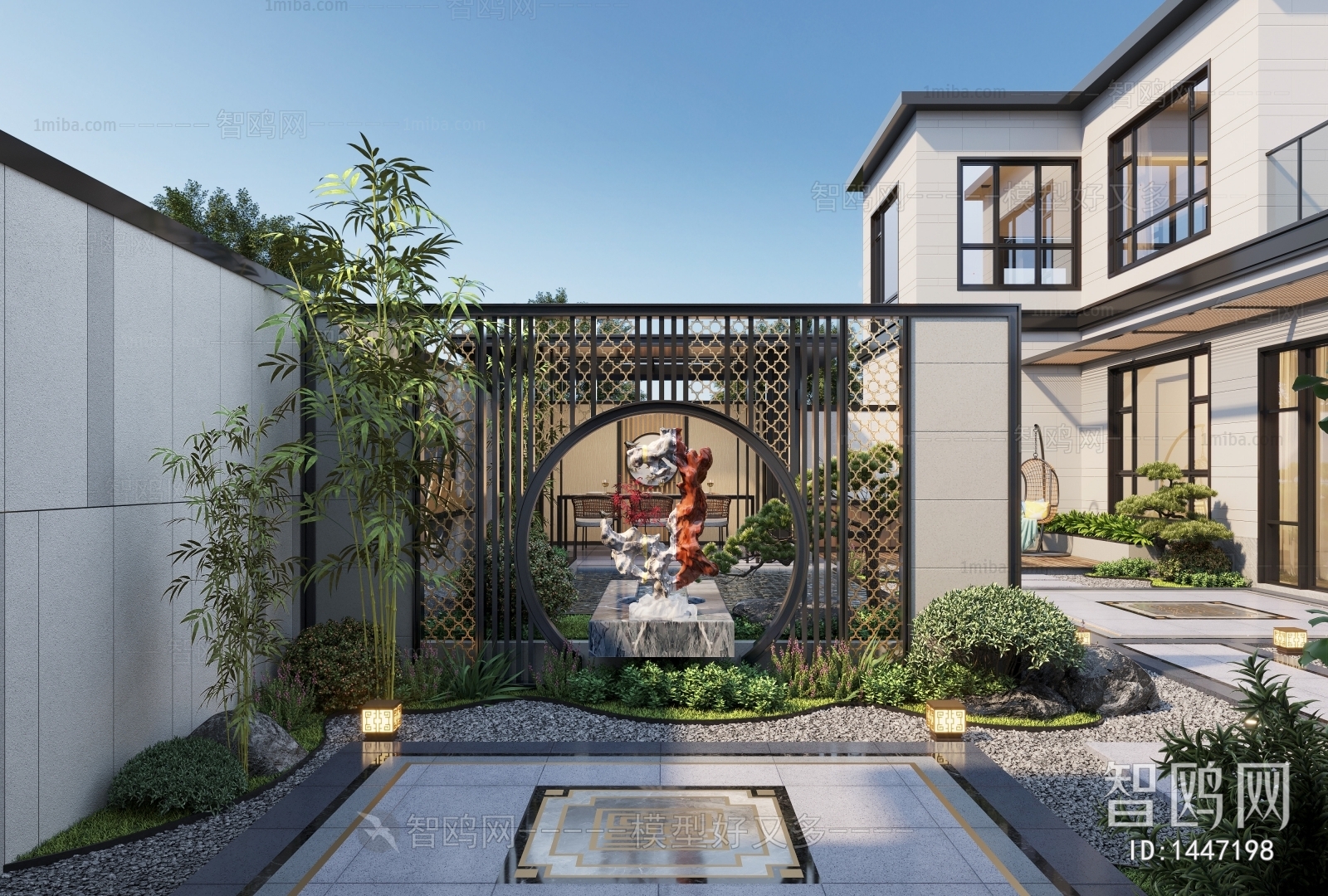 New Chinese Style Courtyard/landscape