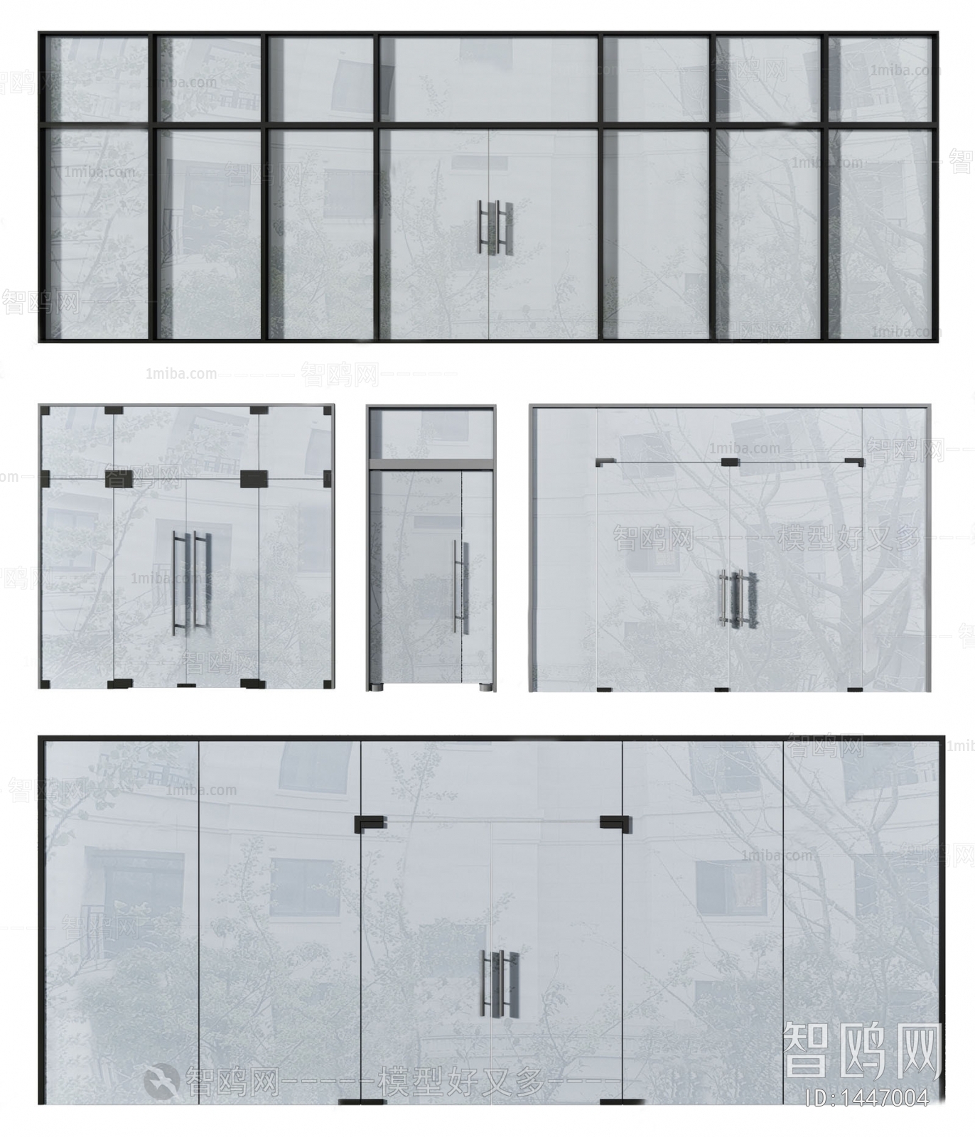 Modern Double Door