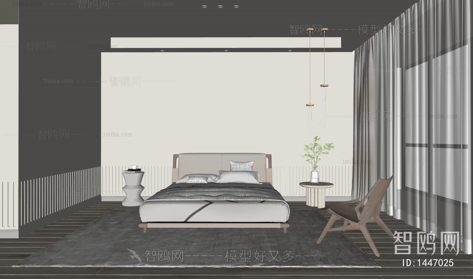 Wabi-sabi Style Bedroom