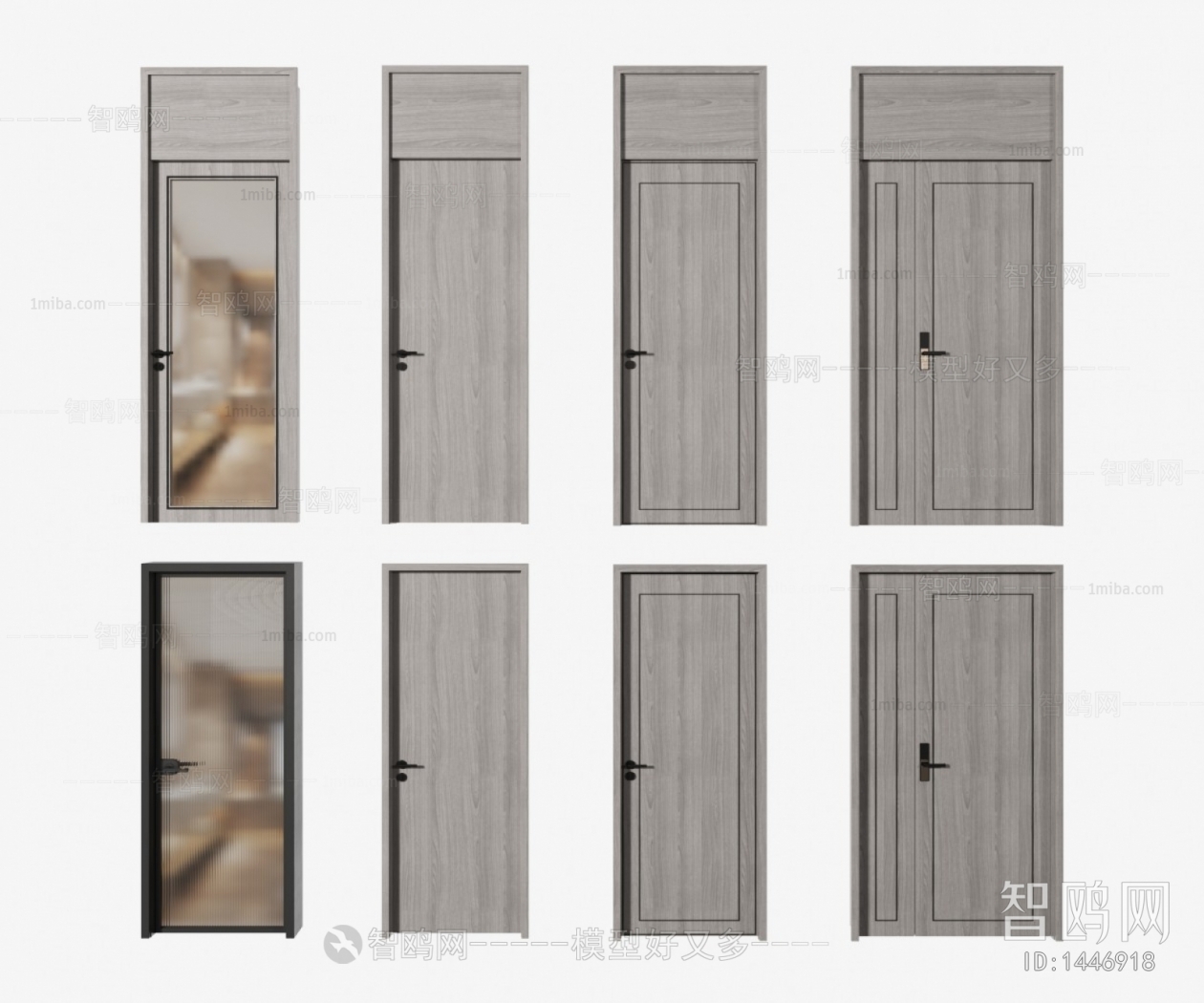 New Chinese Style Single Door