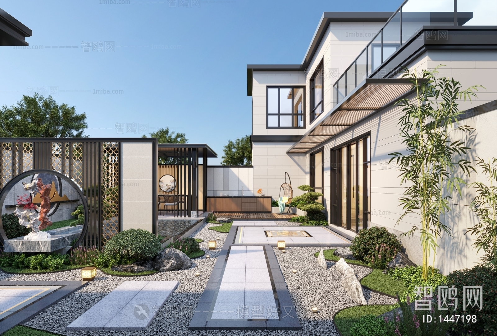 New Chinese Style Courtyard/landscape