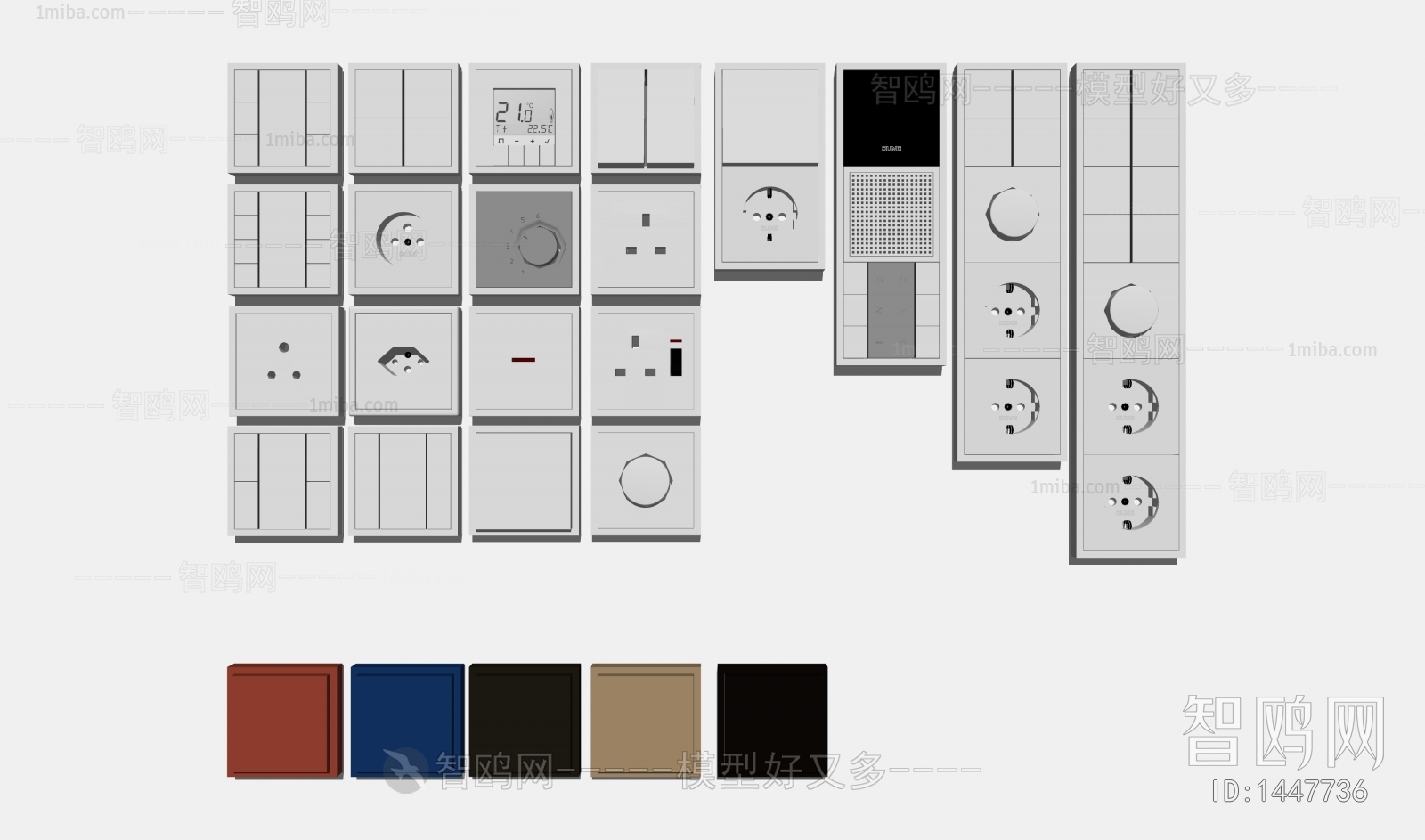 Modern Switch Socket Panel