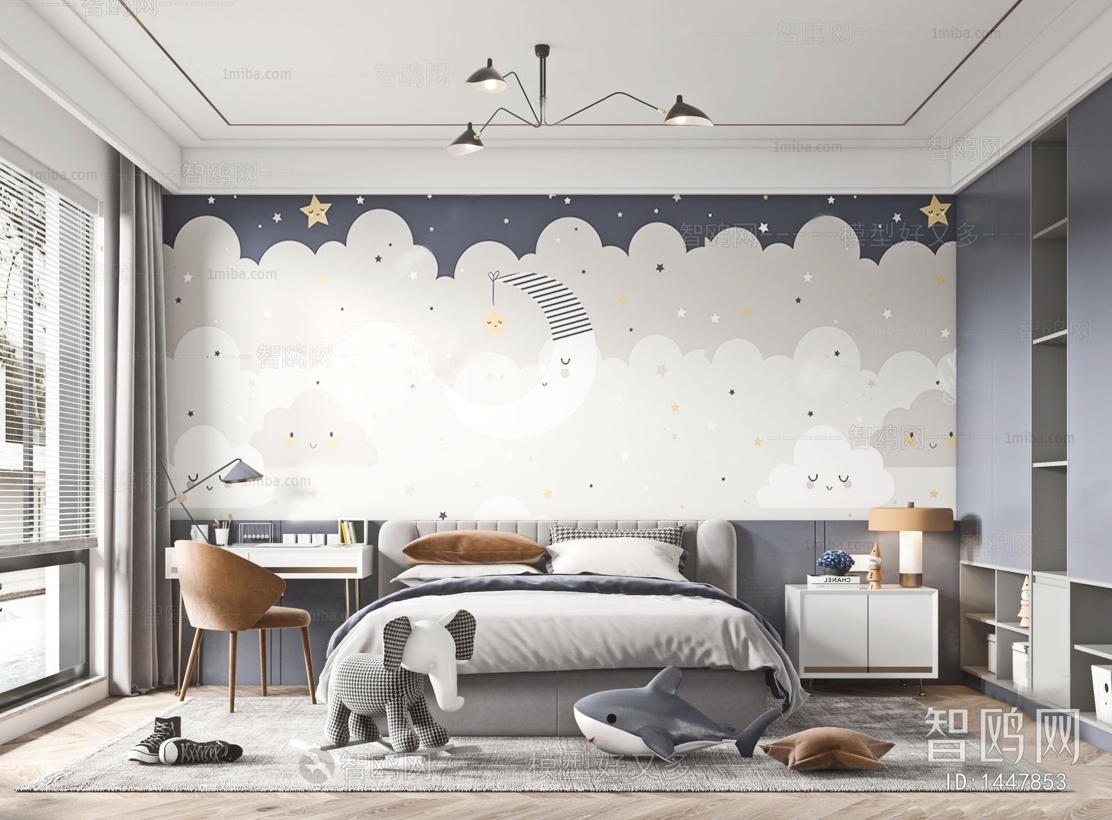 Modern Boy's Room And Son's Room