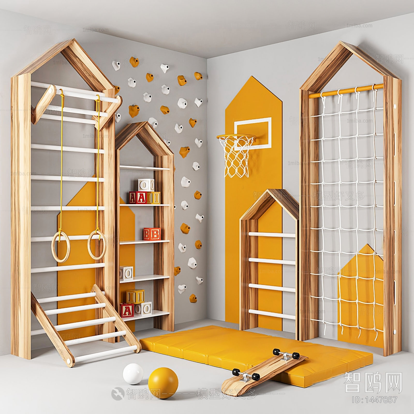 Modern Children's Room Activity Room