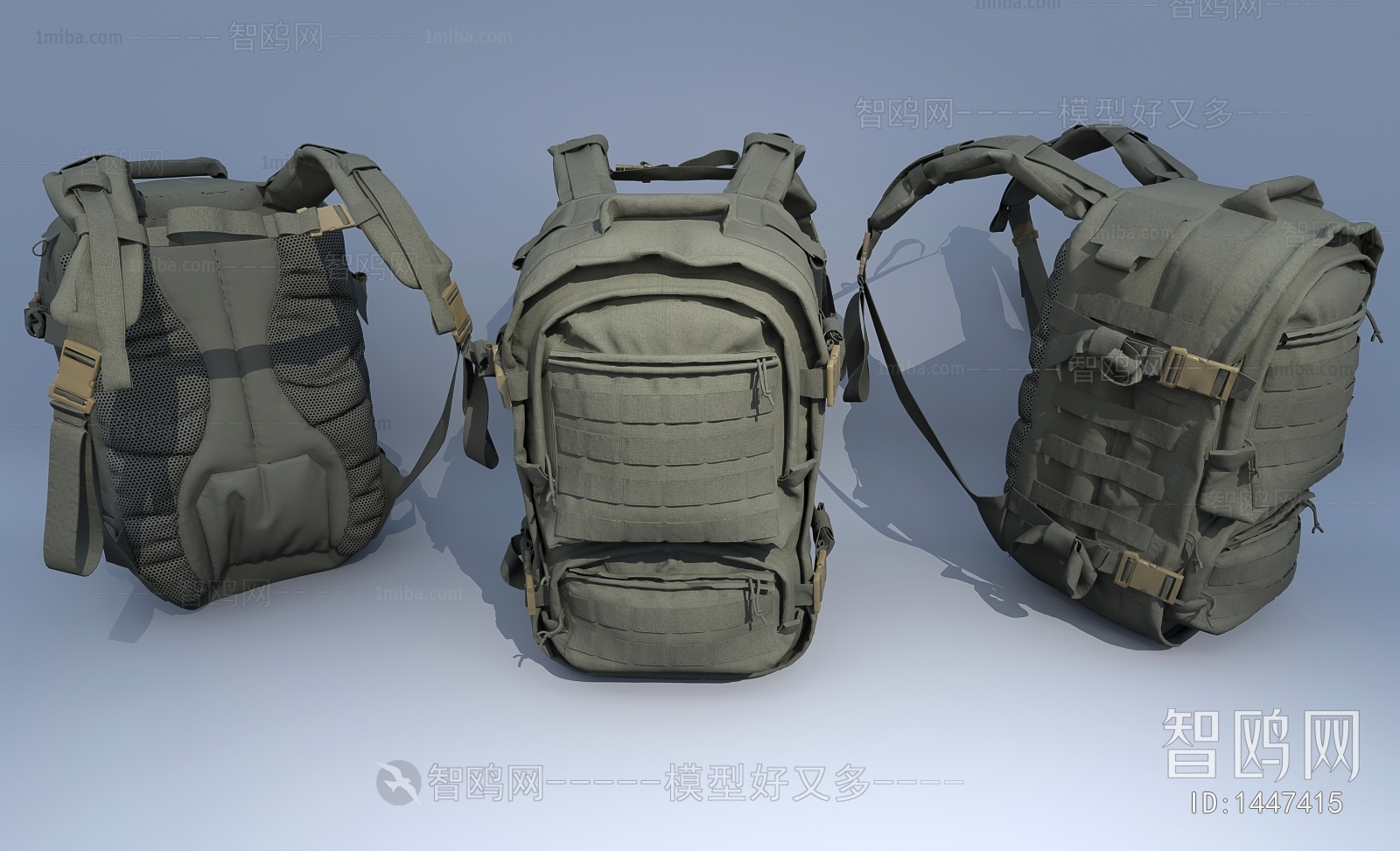 Modern Backpack And Backpack