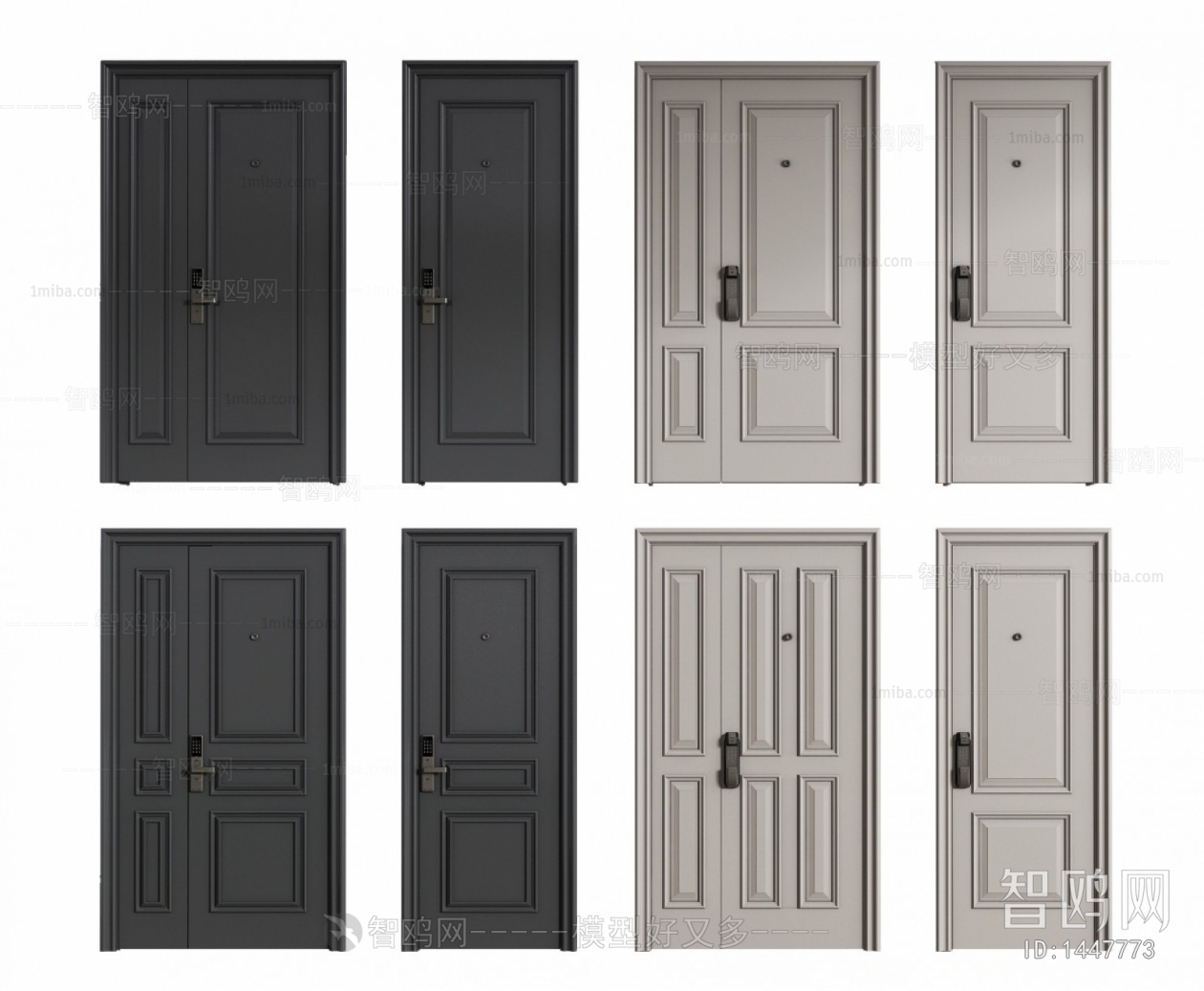 Simple European Style Door