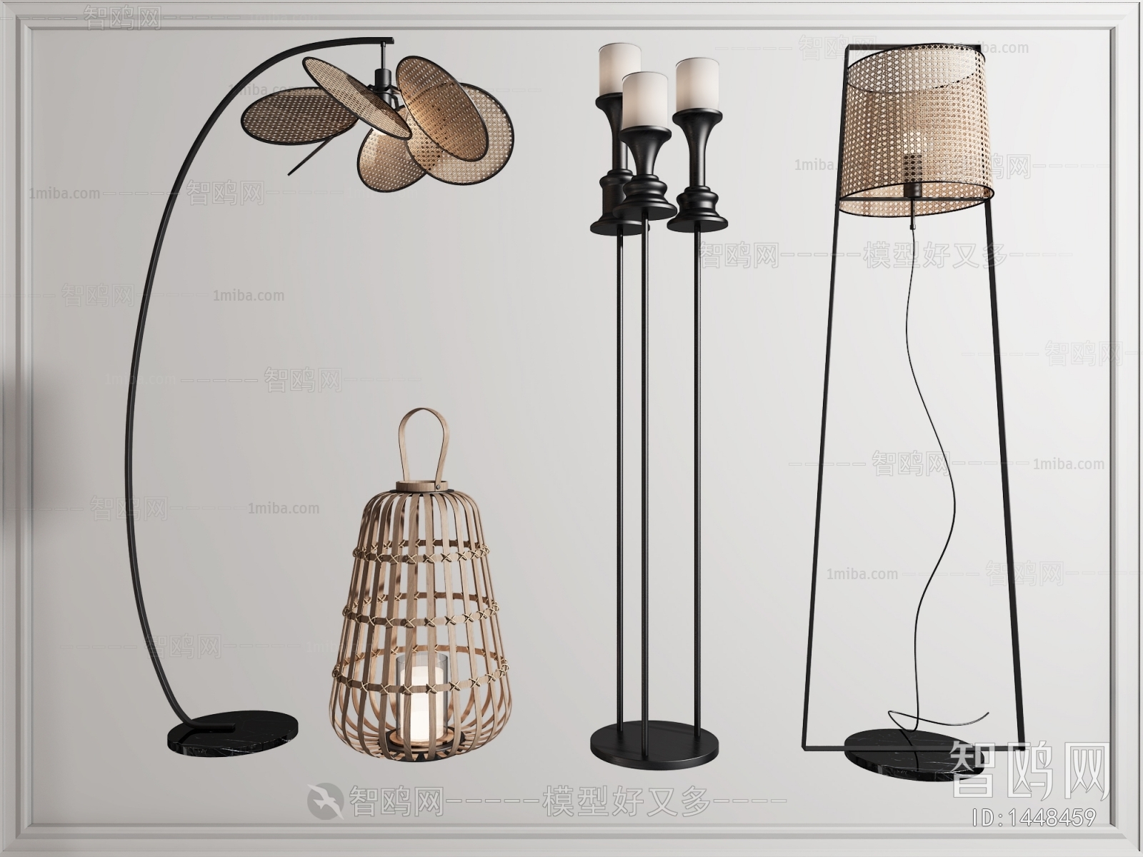 New Chinese Style Floor Lamp