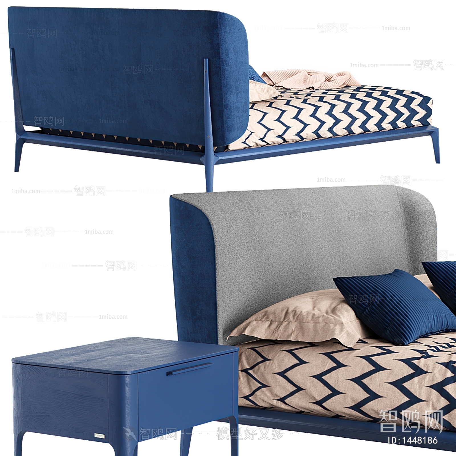 Nordic Style Double Bed