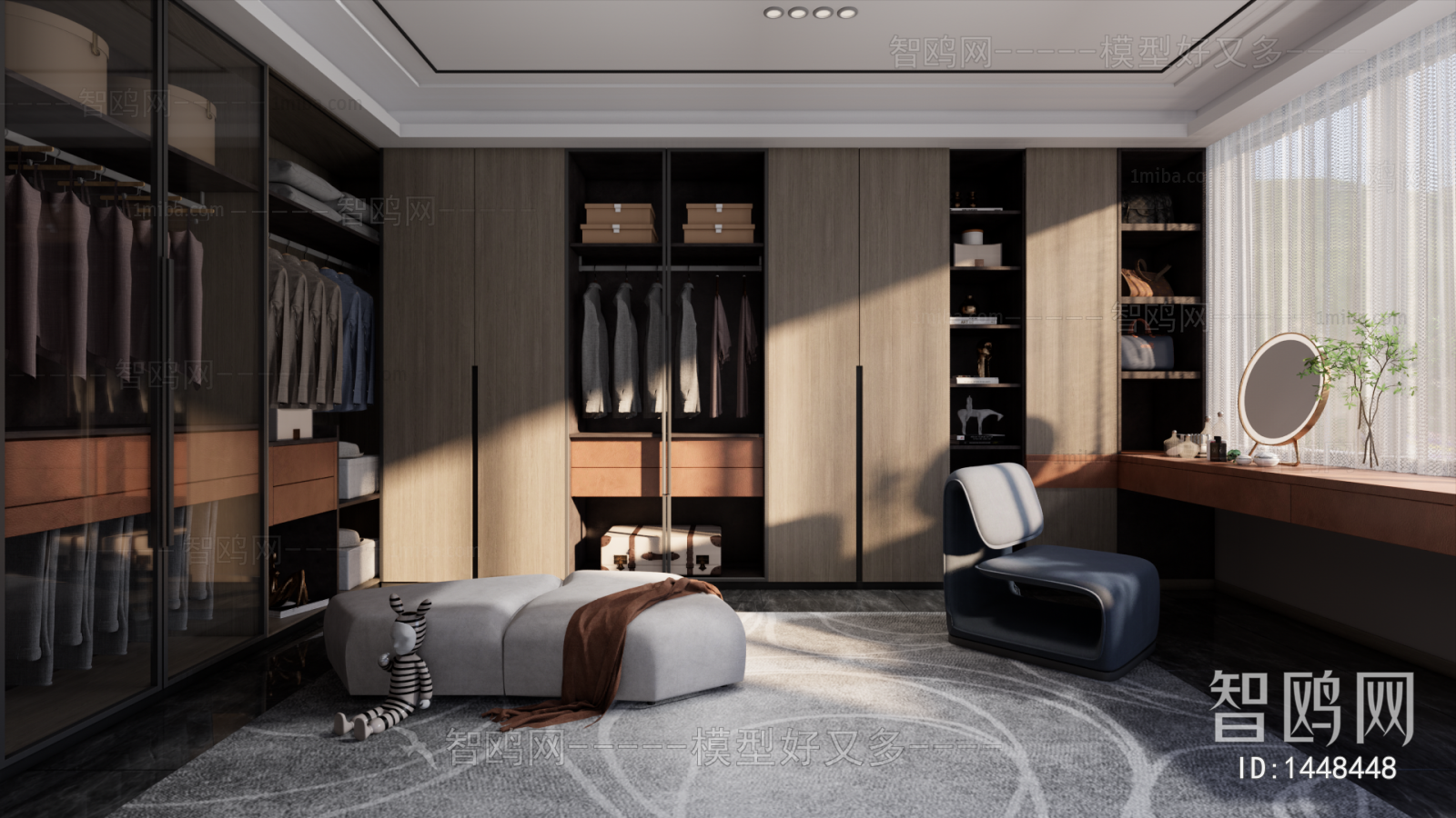 Modern Clothes Storage Area