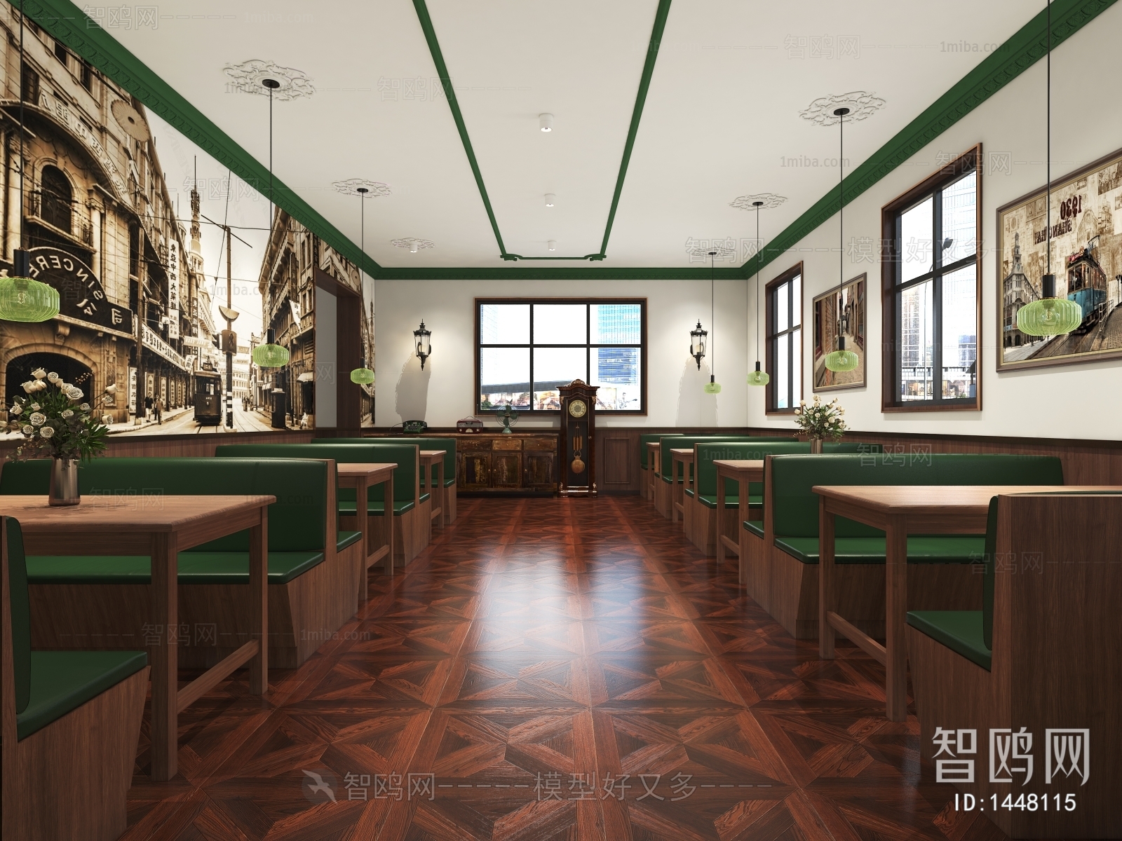 美式复古民国风老上海茶餐厅