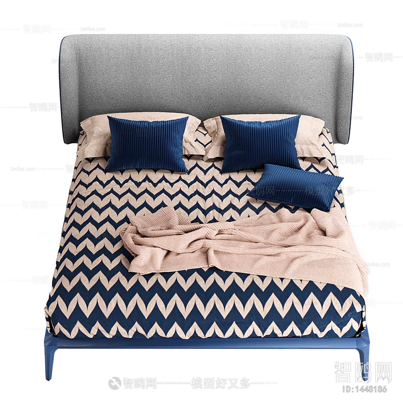 Nordic Style Double Bed