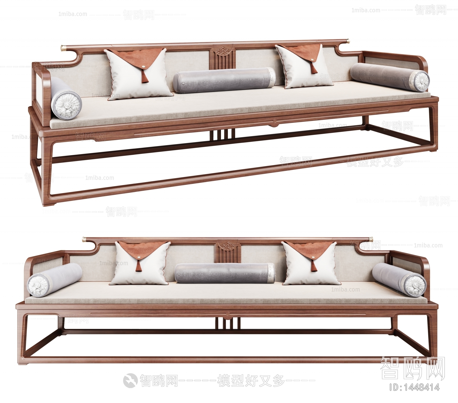 New Chinese Style A Sofa For Two