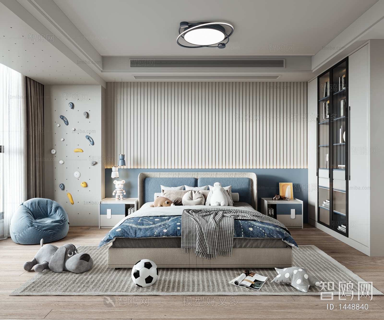 Modern Boy's Room And Son's Room