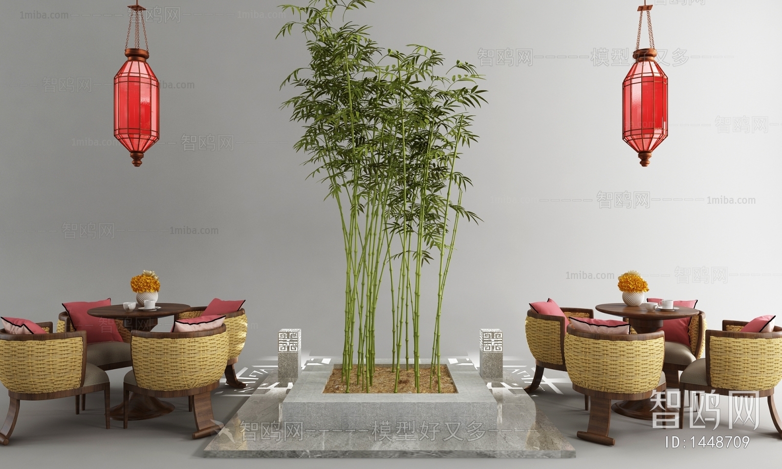 New Chinese Style Leisure Table And Chair