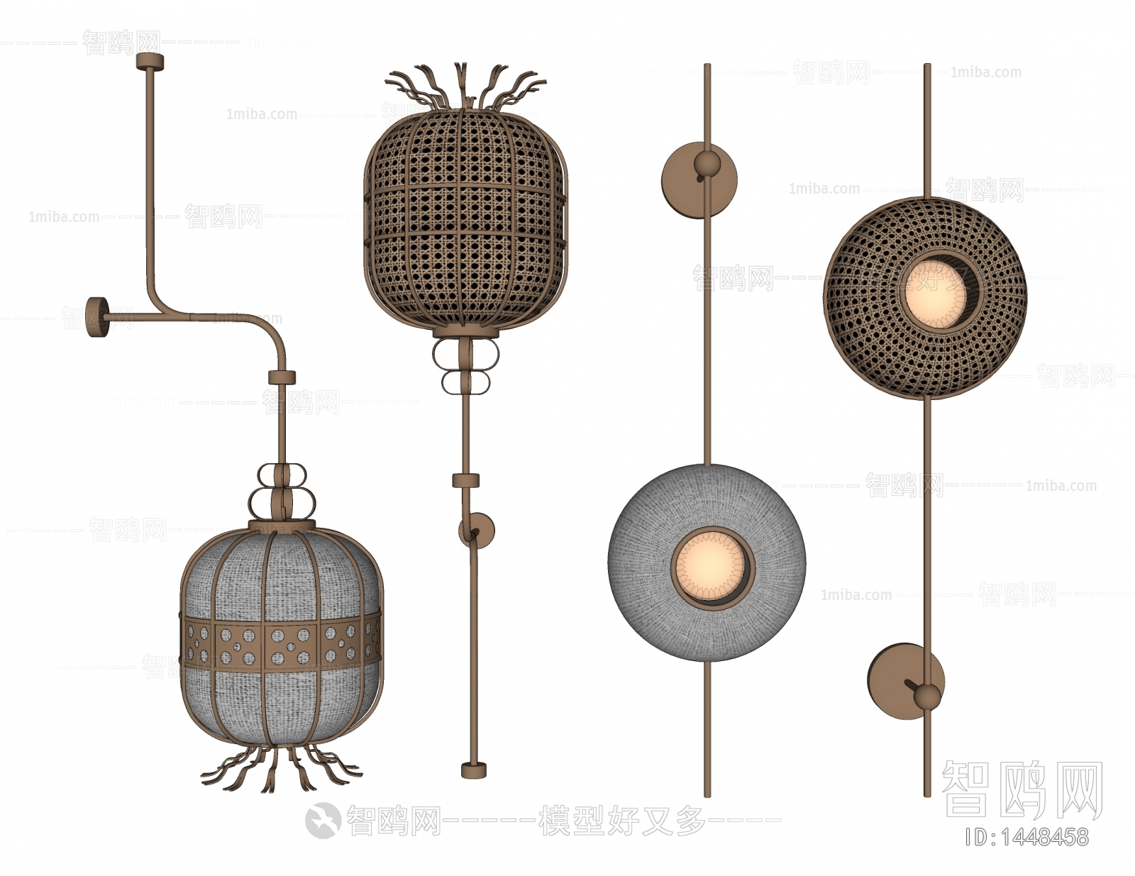 New Chinese Style Wall Lamp