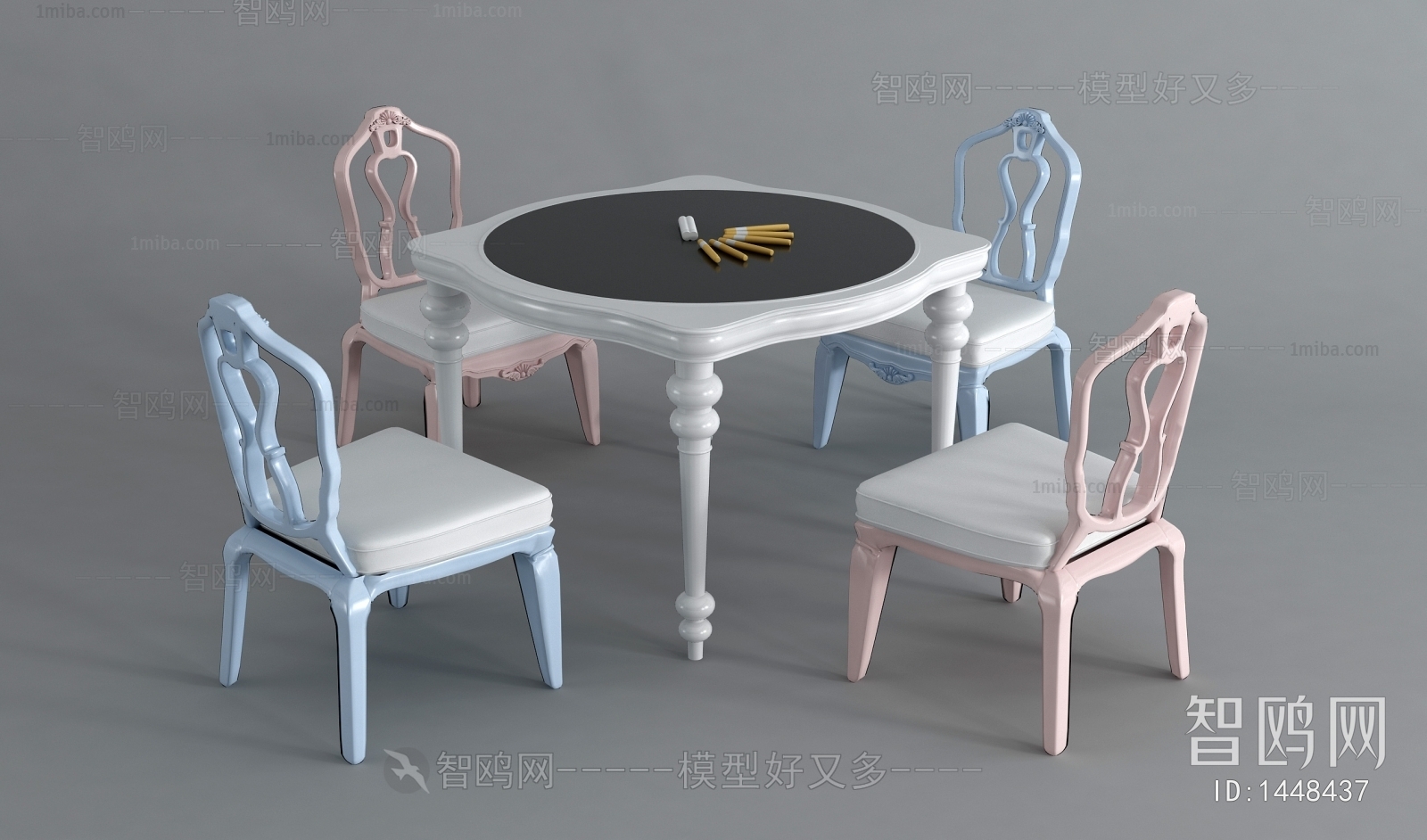 Simple European Style Children's Table/chair